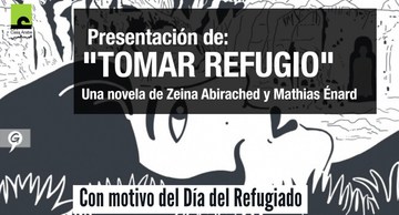 Presentación de la novela gráfica “Tomar refugio”.